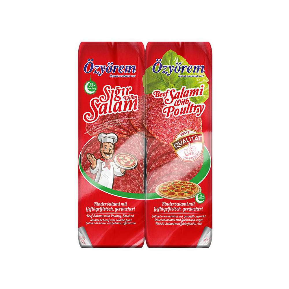 Produktabbildung Özyörem Rindersalami mit Geflügel