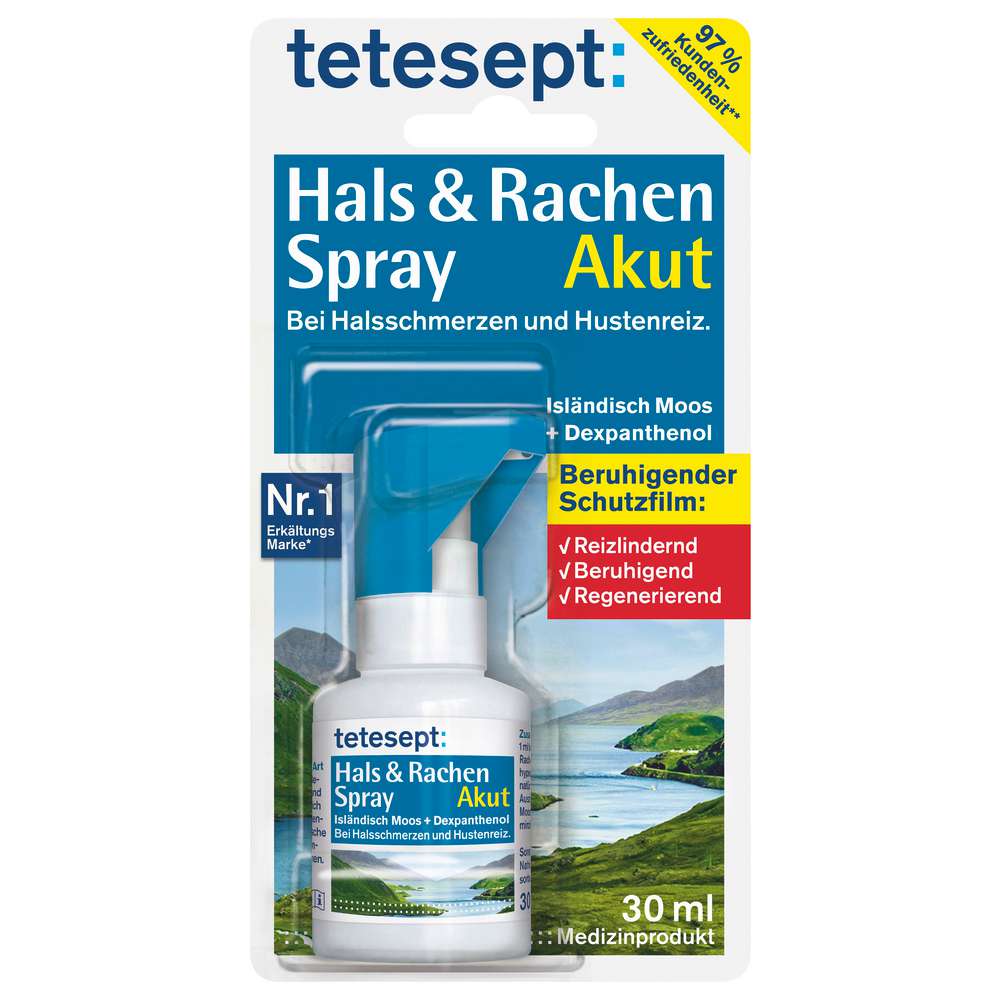 Produktabbildung tetesept Hals & Rachen Spray