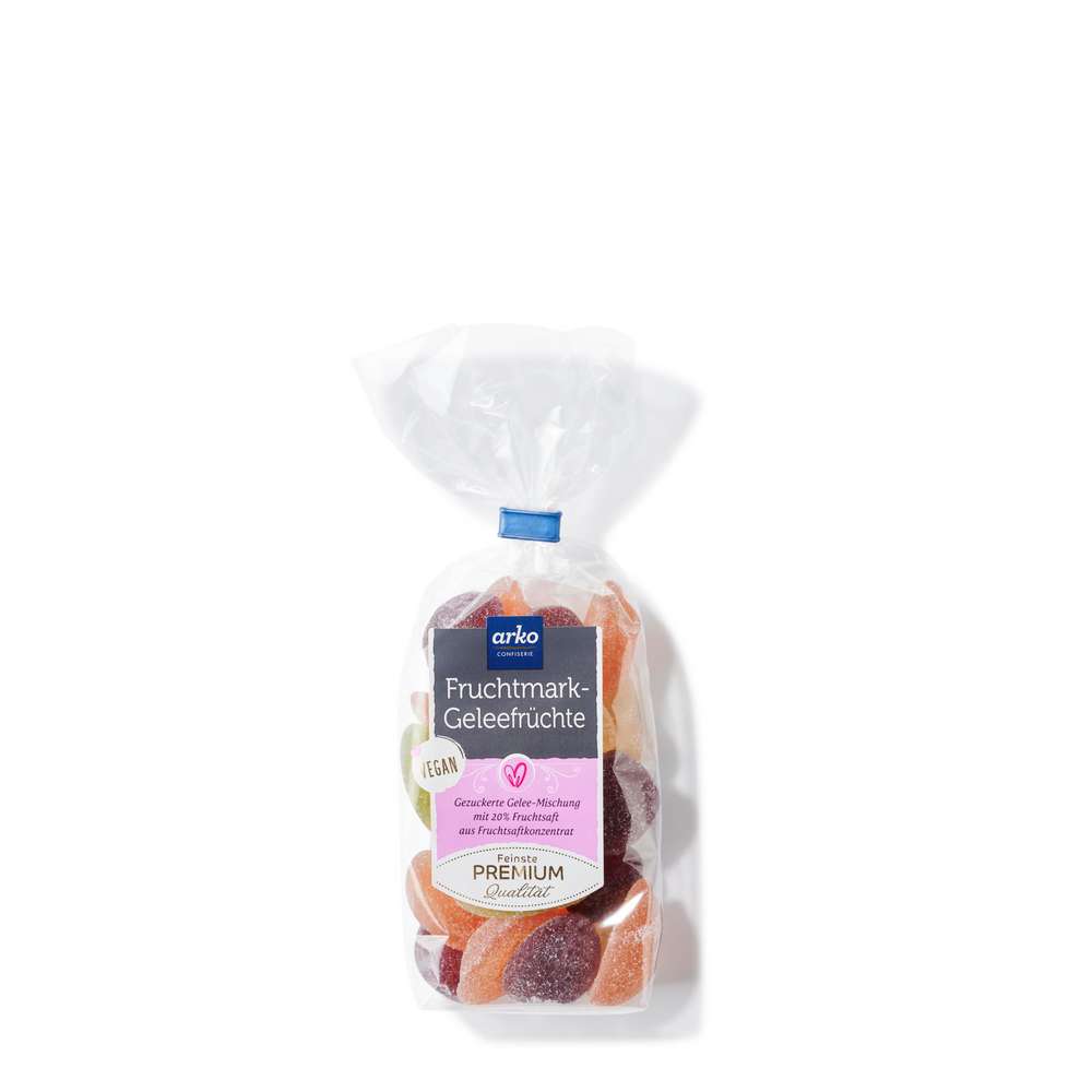 Produktabbildung Arko Fruchtmark-Geleefrüchte