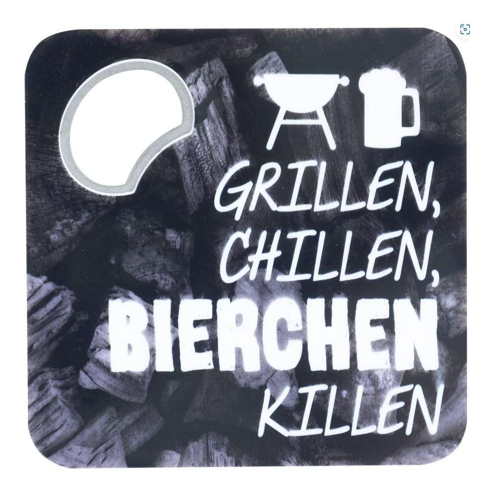 Produktabbildung Sheepworld Untersetzer Flaschenöffner, Grillen