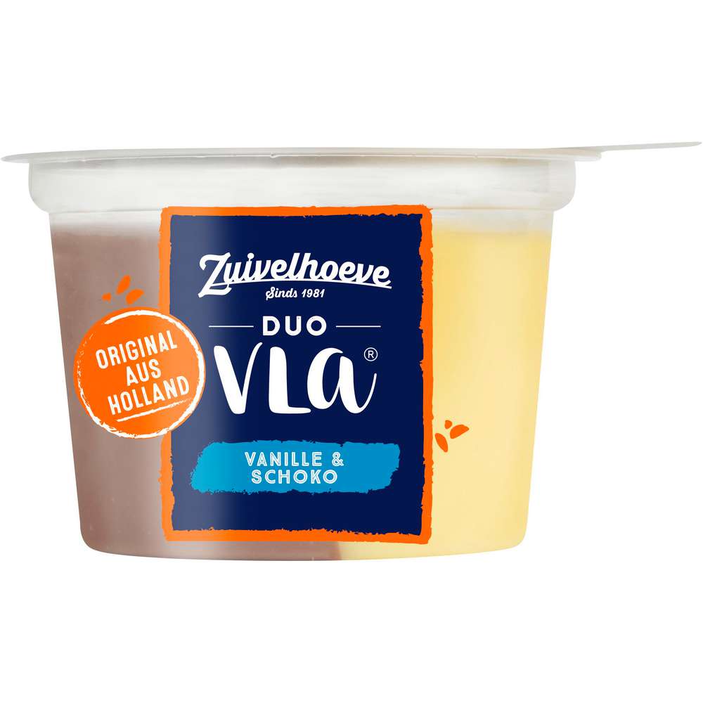Produktabbildung Zuivelhoeve Vla Pudding Duo Genuss, Schoko/Vanille