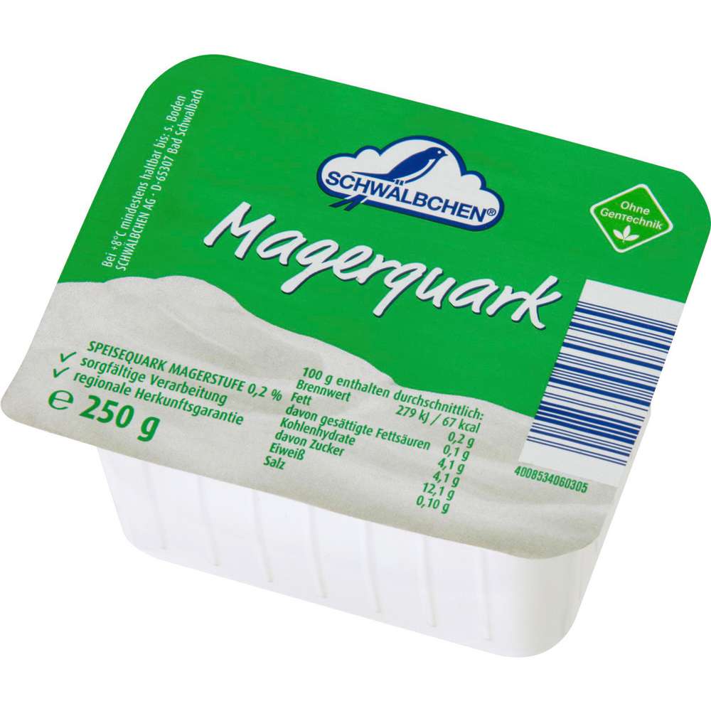 Produktabbildung Schwälbchen Speisequark, mager 0,2% Fett