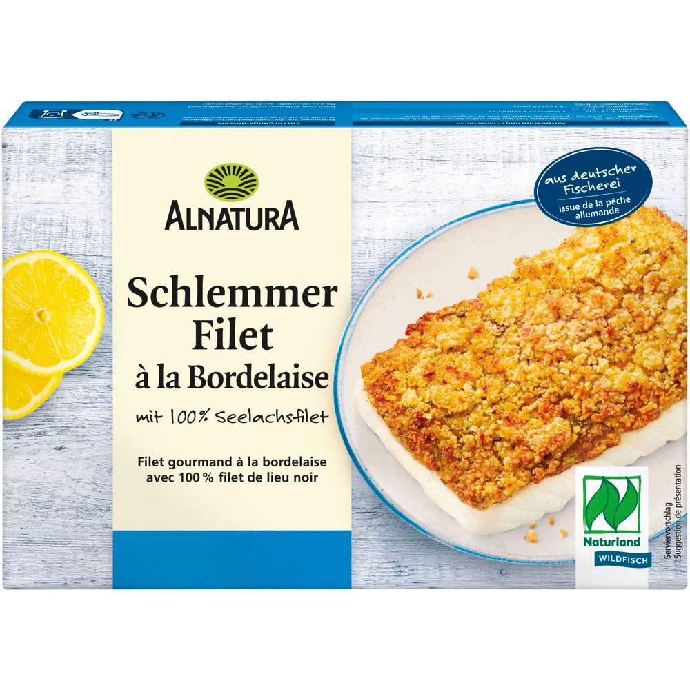 Produktabbildung Alnatura Schlemmer-Filet a la Bordelaise, tiefgekühlt