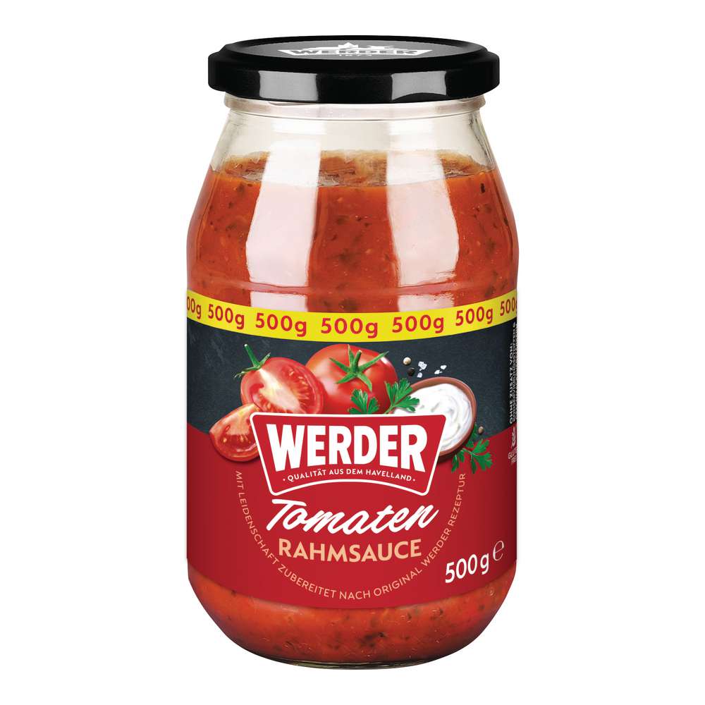 Produktabbildung Werder Tomaten Rahmsauce Sauce