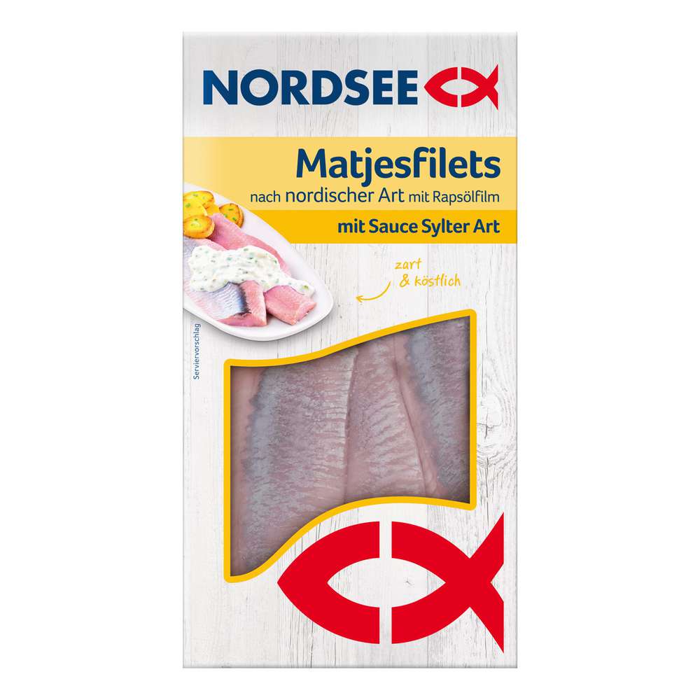Produktabbildung Nordsee Matjesfilet nordische Art mit Sylter Sauce