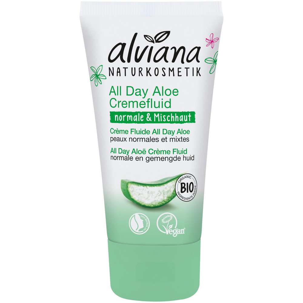 Produktabbildung Alviana All Day Aloe Cremefluid, normale & Mischhaut