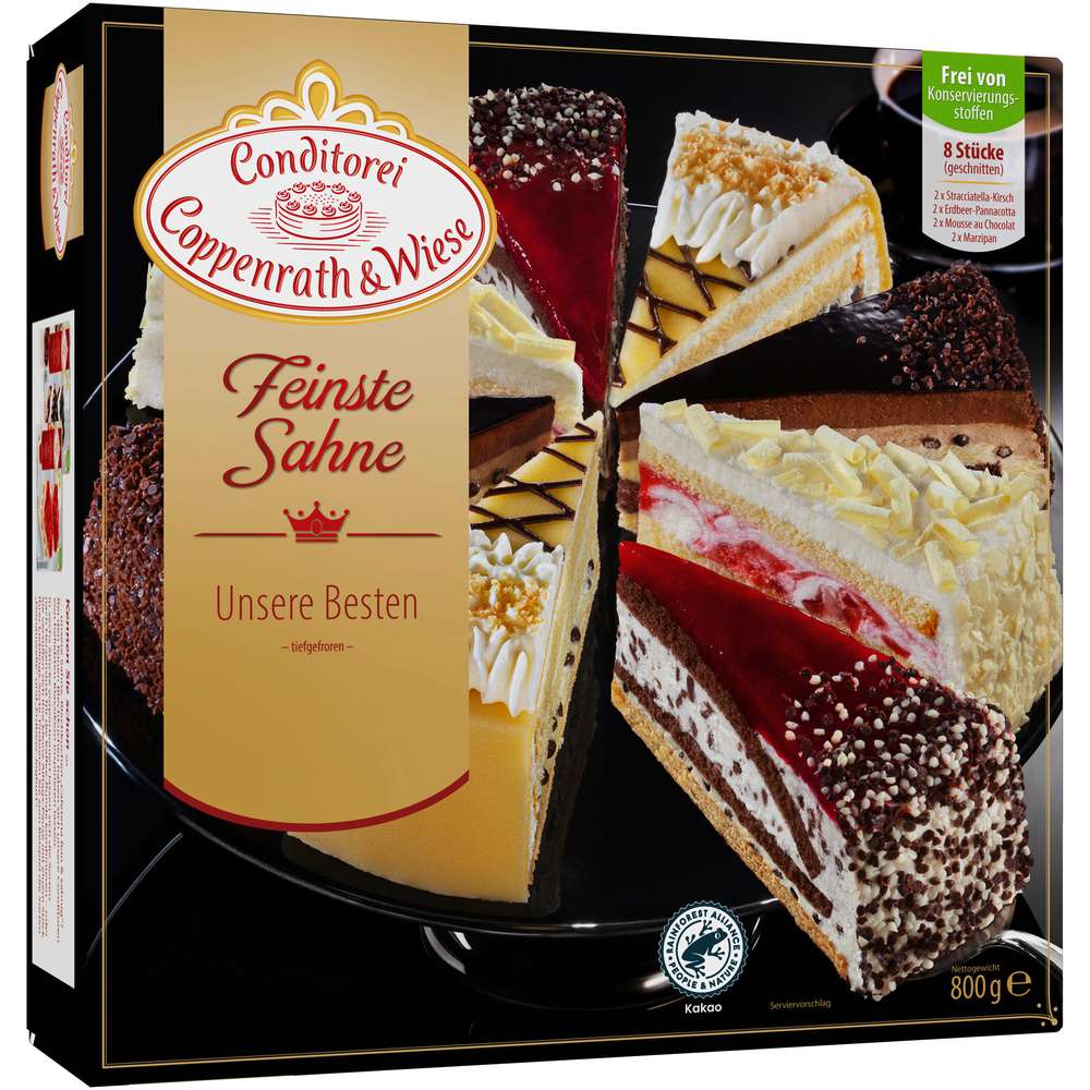 Produktabbildung Conditorei Coppenrath & Wiese Tortenmischung Unsere Besten, tiefgekühlt