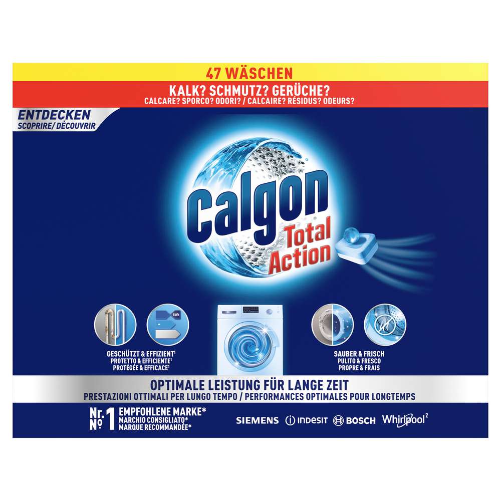 Produktabbildung Calgon Waschmaschinen-Entkalker 4in1 Tabs