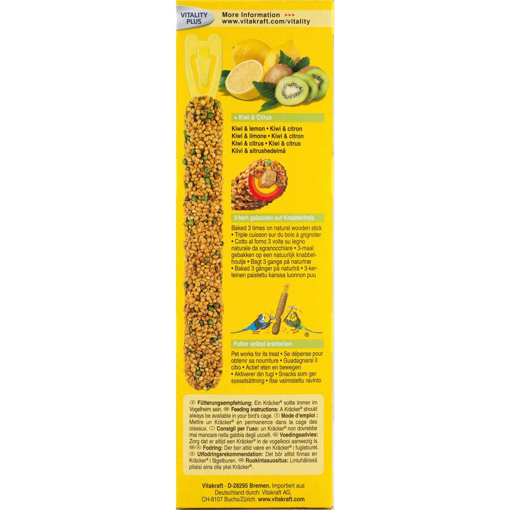 Produktabbildung Vitakraft Vogelfutter Kräcker, Kiwi & Citrus