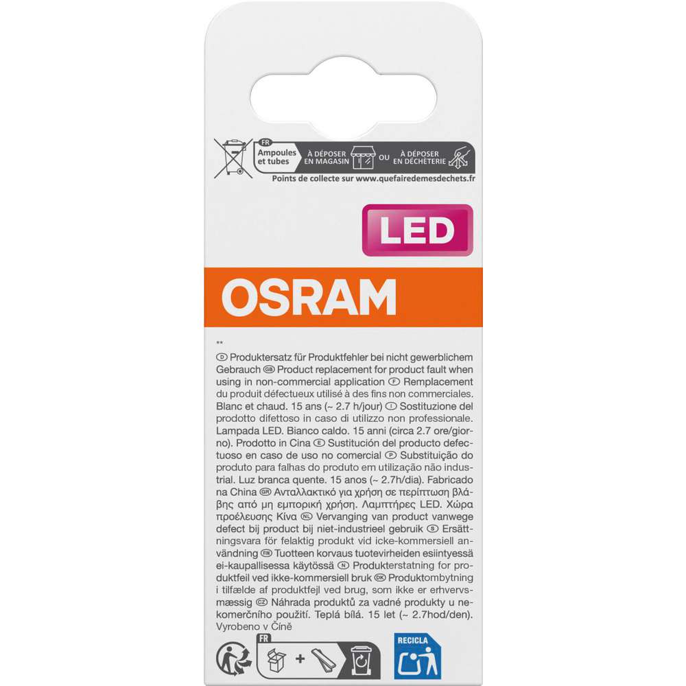 Produktabbildung Osram LED-Filament Star klar CLP40
