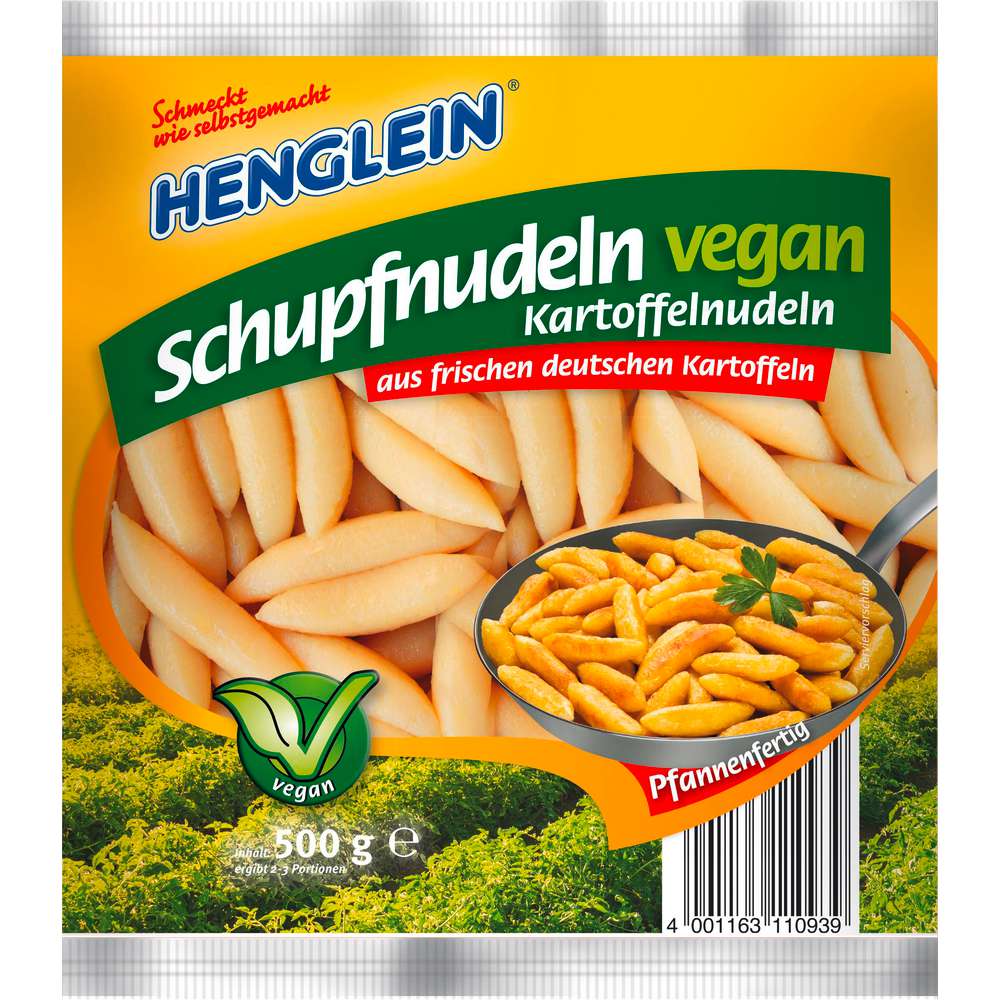 Produktabbildung Henglein Schupfnudeln Vegan, aus Kartoffeln