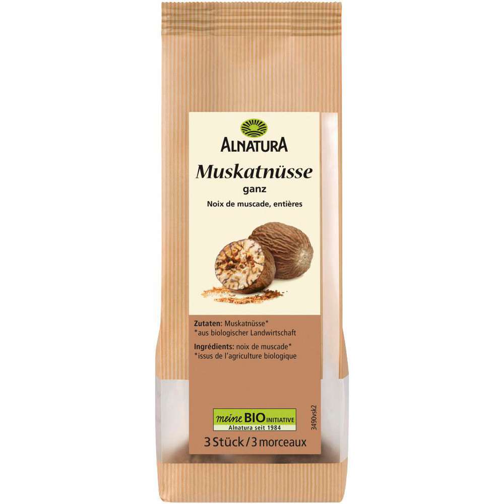 Produktabbildung Alnatura Bio Muskatnüsse, ganz