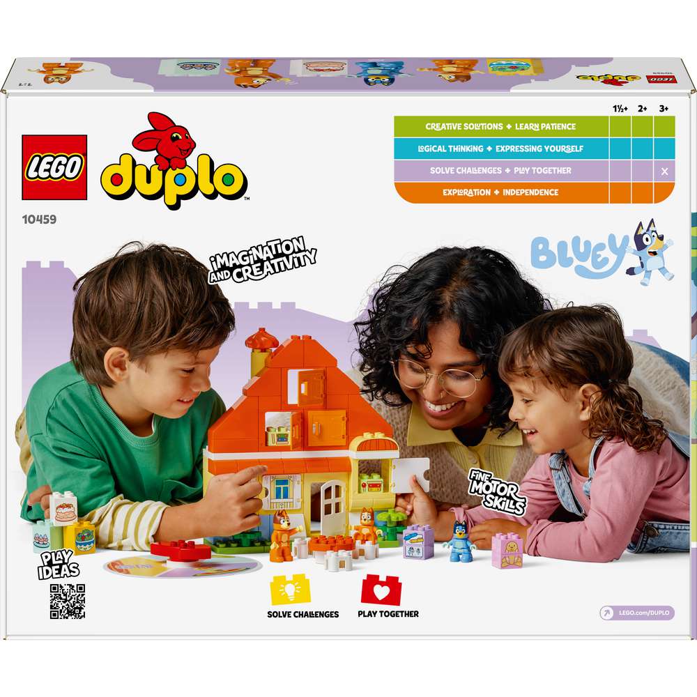 Produktabbildung Lego LEGO DUPLO Bluey: Blueys Familienhaus mit Memory-Spiel - Spielzeug 10459