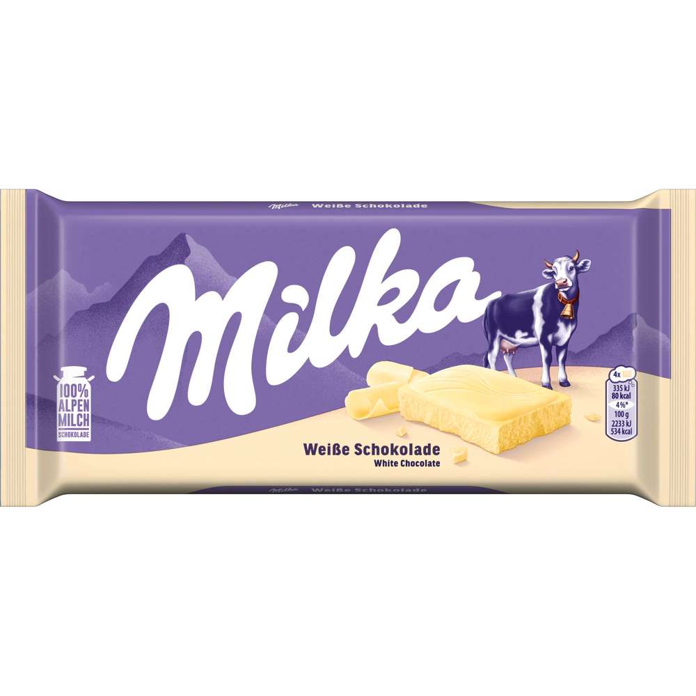Produktabbildung Milka Tafelschokolade, weiß