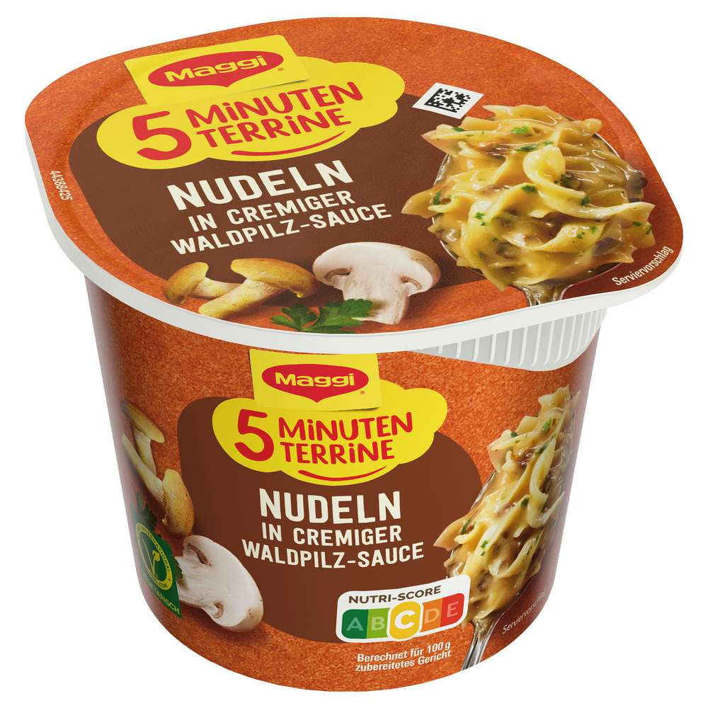 Produktabbildung Maggi 5 Minuten Terrine, Nudeln in Waldpilz Sauce