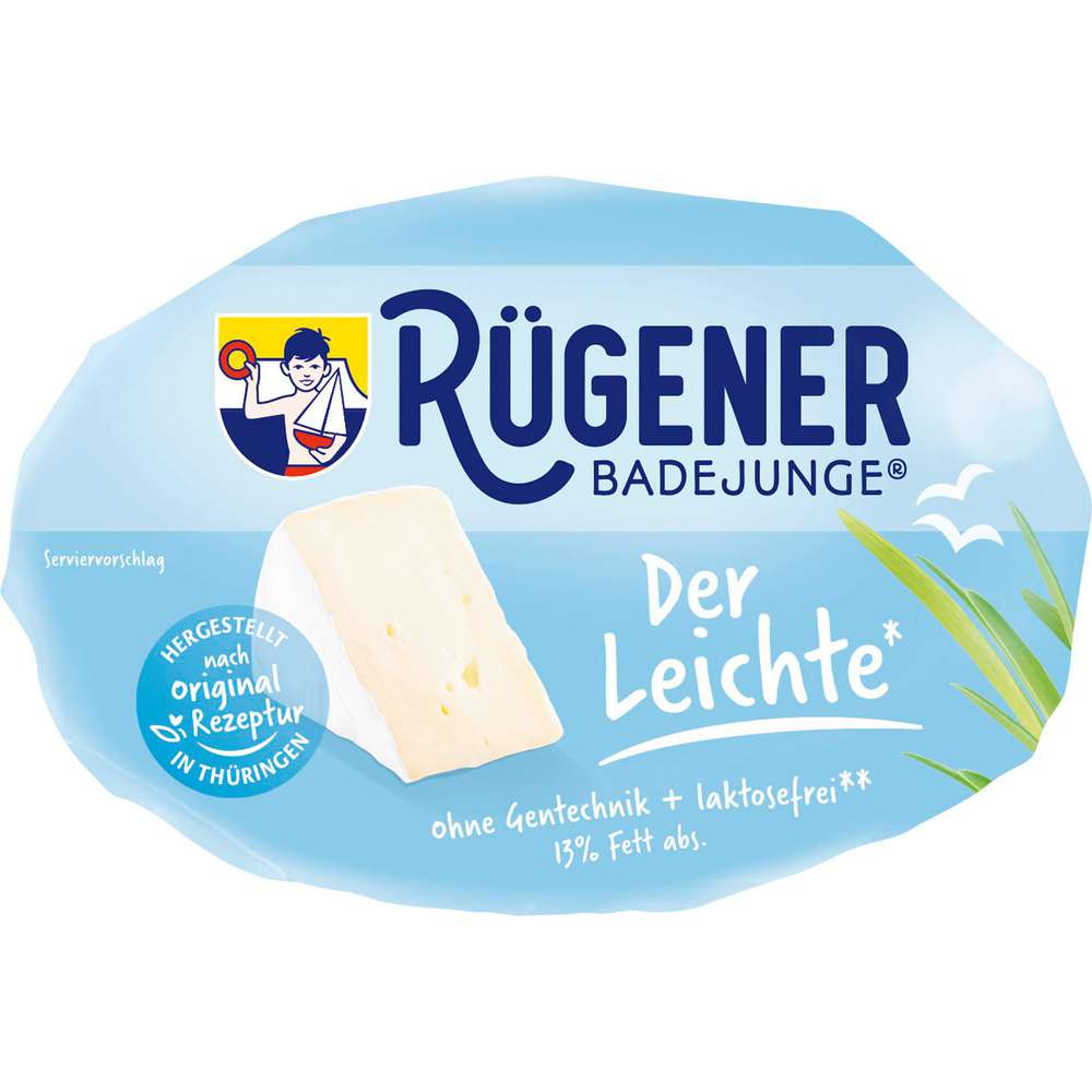 Produktabbildung Rügener Badejunge Camembert Der Leichte, 30 % Fett i. Tr.