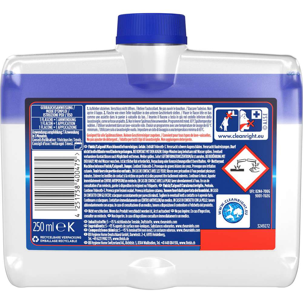 Produktabbildung Finish Spülmaschinen Tiefen-Reiniger