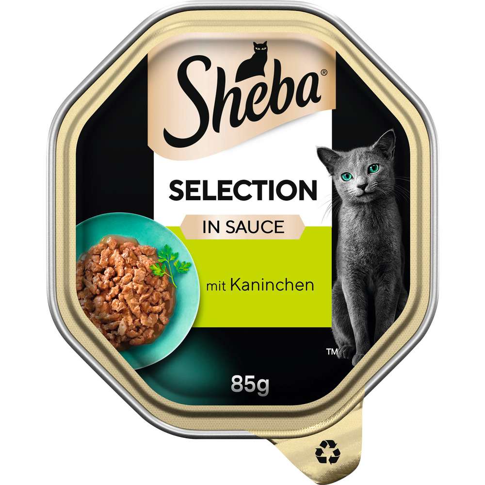 Produktabbildung Sheba Katzen-Nassfutter - Selection in Sauce mit Kaninchenhäppchen