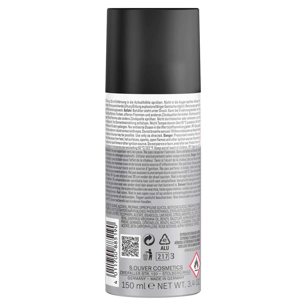 Produktabbildung s.Oliver Deo Spray Men So Pure
