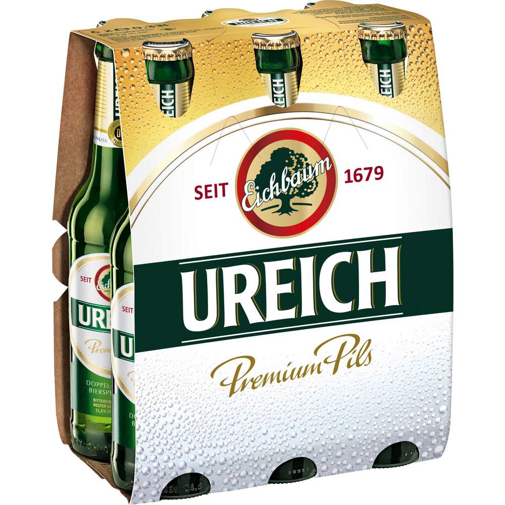 Produktabbildung Eichbaum Premium Pilsener Bier 4,8% (6x 0,330 Liter)