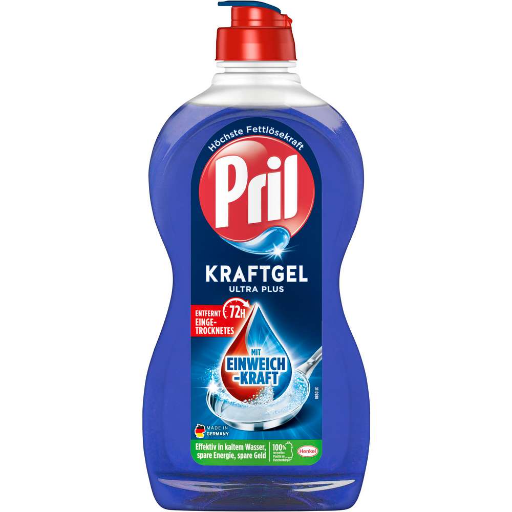 Produktabbildung Pril Geschirrspülmittel Kraftgel, Ultra Plus