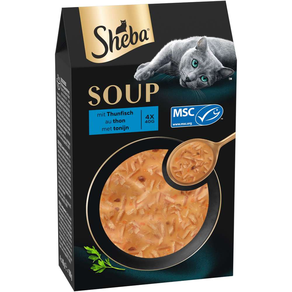 Produktabbildung Sheba Katzen-Nassfutter Soup, Thunfisch