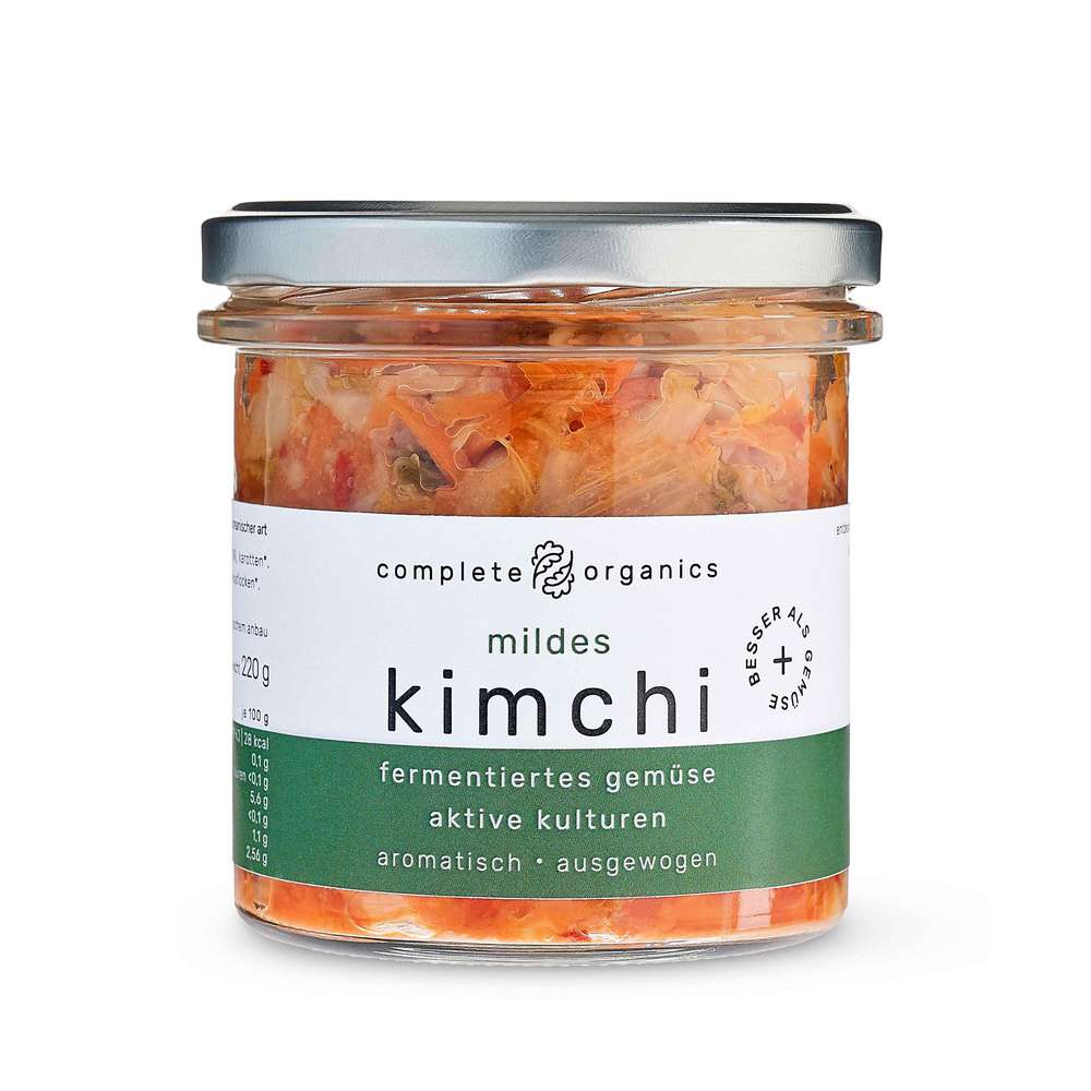 Produktabbildung complete organics Bio Kimchi mild, Fermentiertes Gemüse