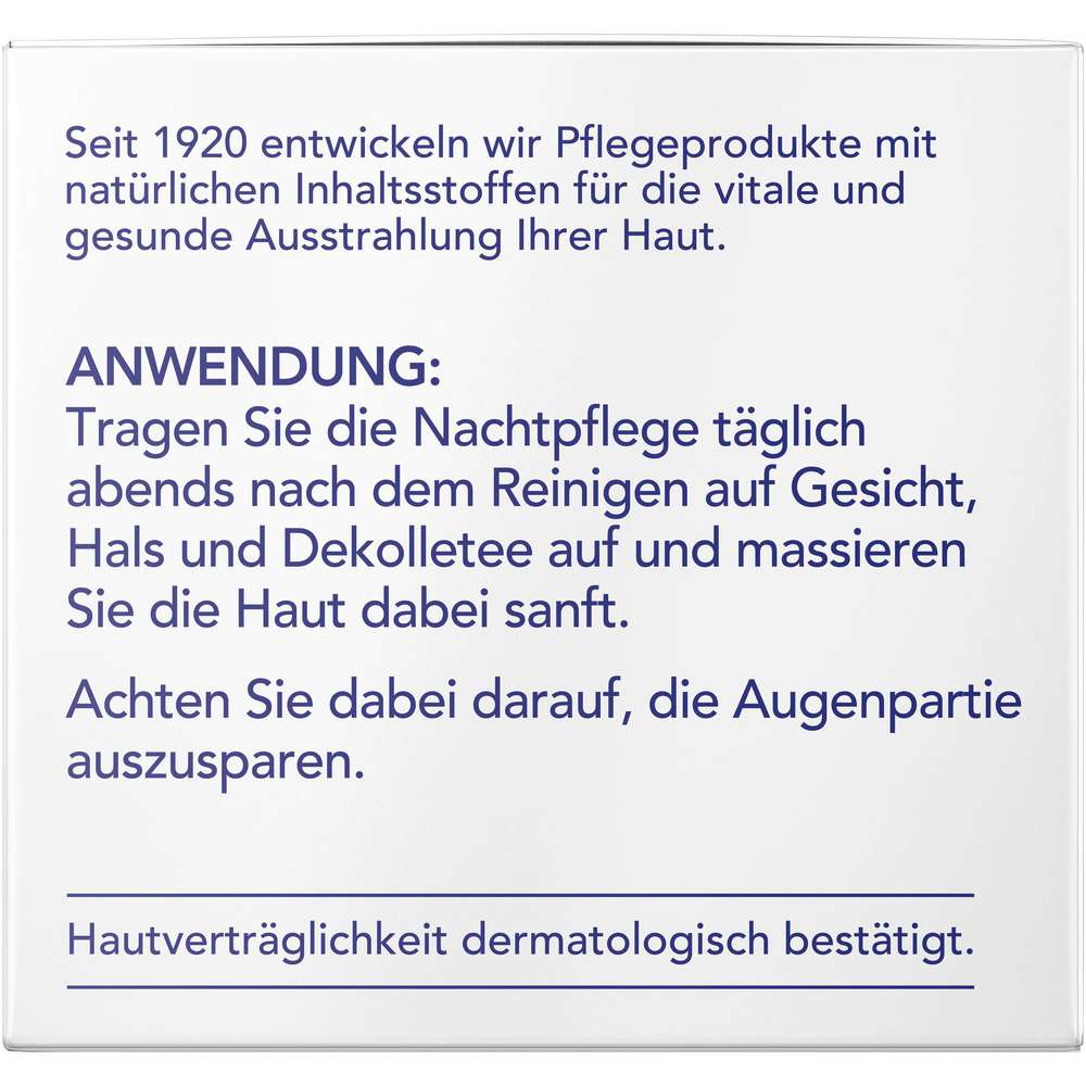 Produktabbildung Florena Nachtcreme Olivenöl & Panthenol 