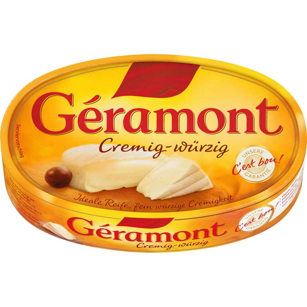 Produktabbildung Géramont Weichkäse, Cremig/Würzig