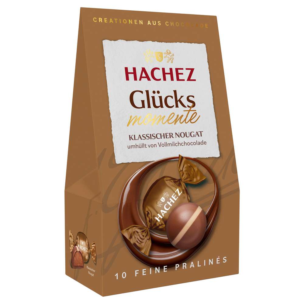 Produktabbildung Hachez Pralinen Glücksmoment, Nougat
