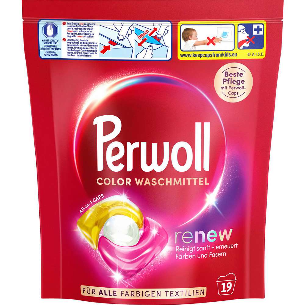 Produktabbildung Perwoll Color-Waschmittel Caps, Renew