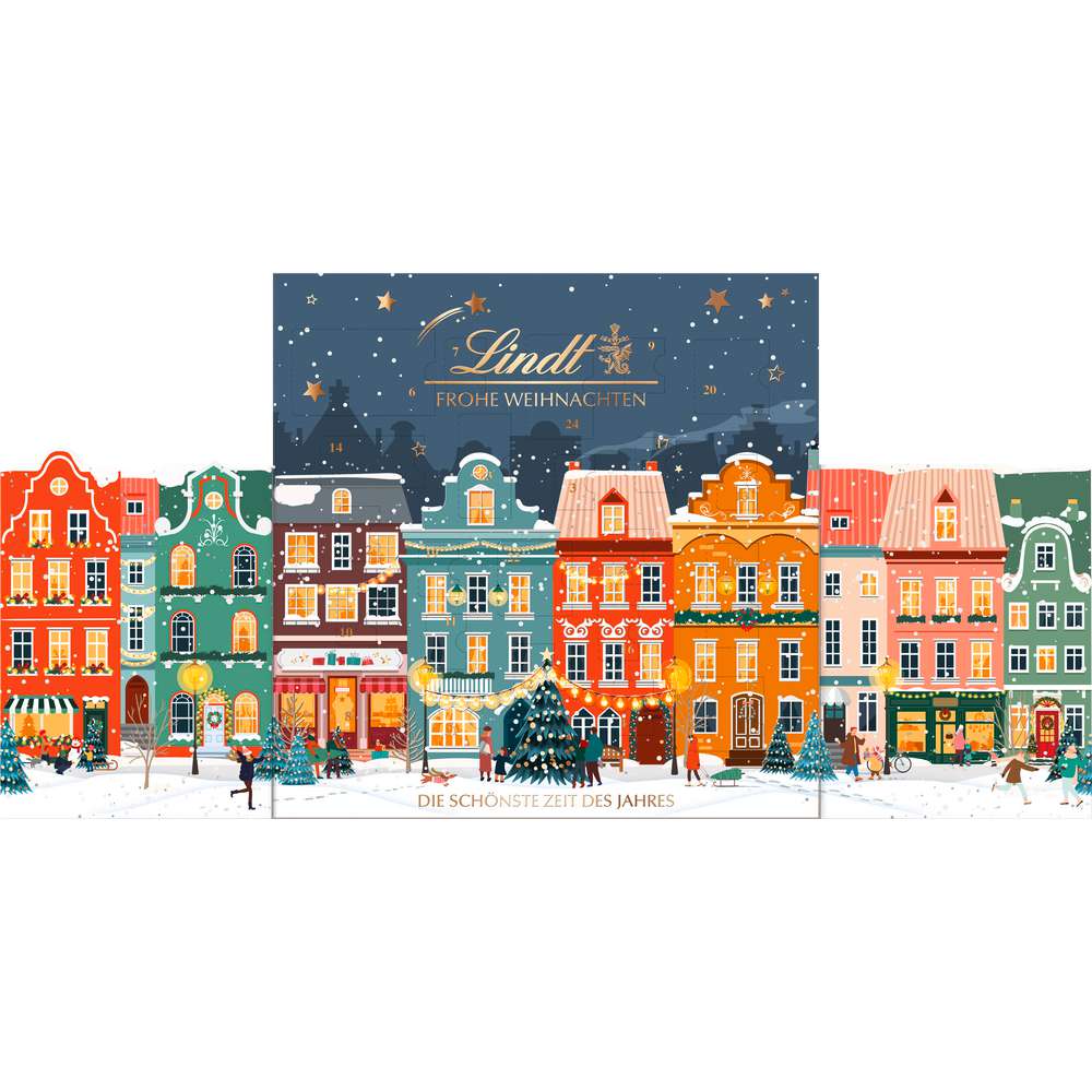 Produktabbildung Lindt Adventskalender Winterhäuser