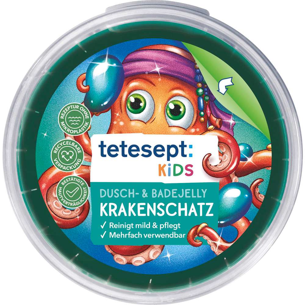 Produktabbildung tetesept Kids Waschglibber Krakenschatz