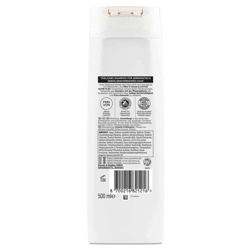 Produktabbildung Pantene Pro-V Shampoo, Glatt & Seidig
