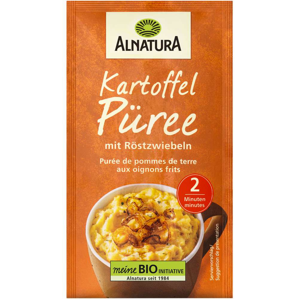 Produktabbildung Alnatura Kartoffelpüree mit Röstzwiebeln