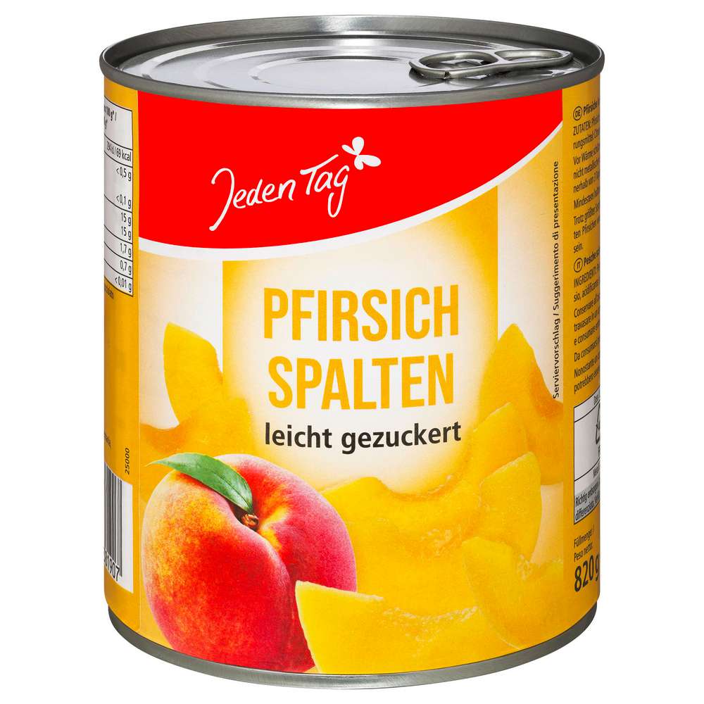 Produktabbildung Jeden Tag Pfirsich Schnitten
