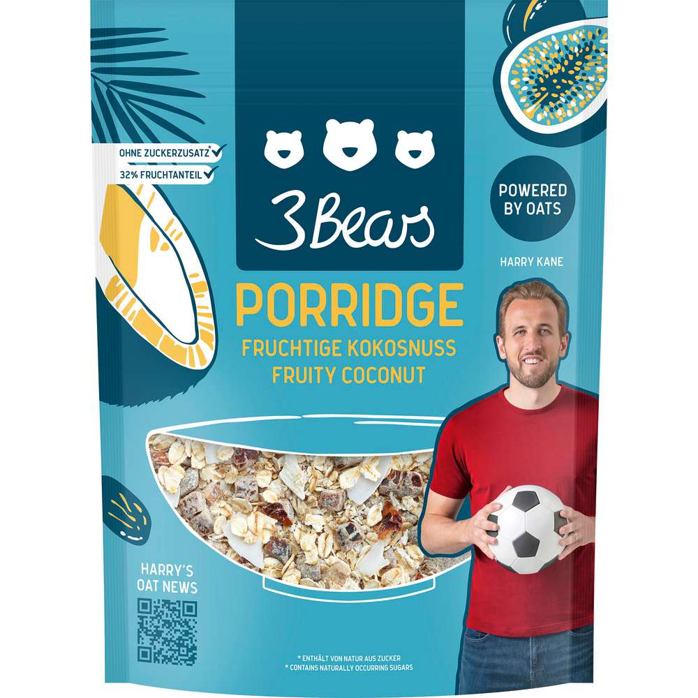 Produktabbildung 3Bears Porridge Fruity Kokosnuss