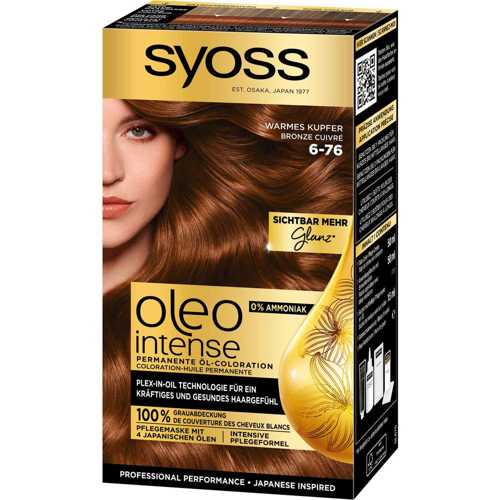 Produktabbildung Syoss Haarfarbe Oleo, 6-67 warmes Kupfer