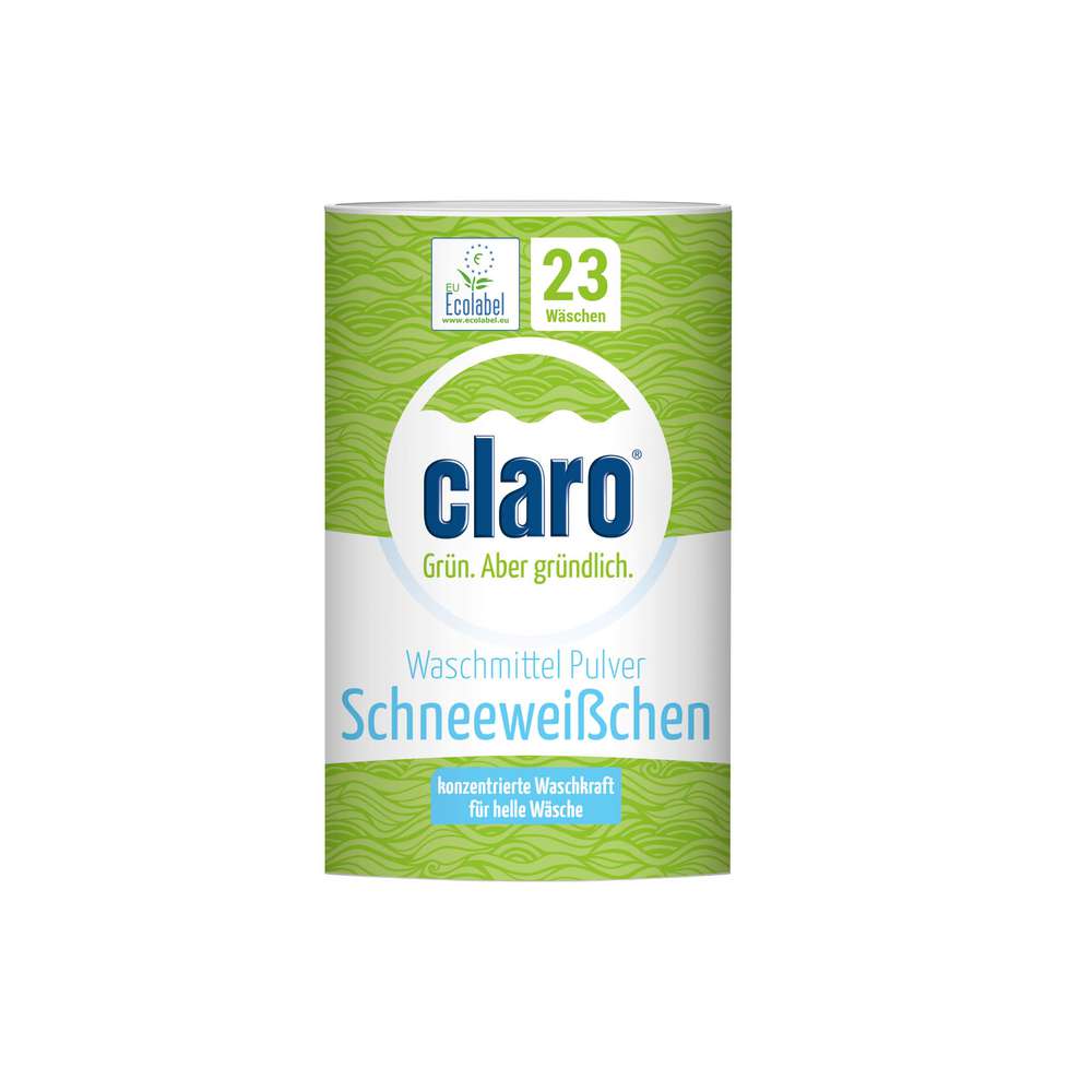 Produktabbildung claro Waschmittel Pulver, Schneeweißchen