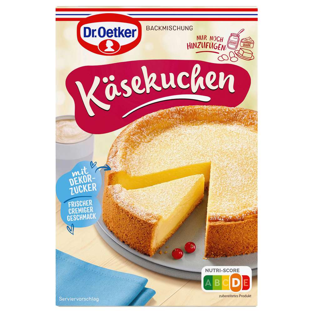 Produktabbildung Dr. Oetker Backmischung Käsekuchen