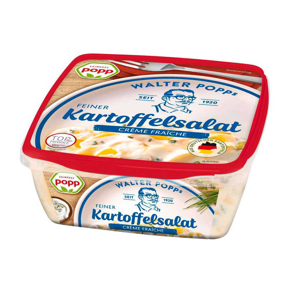 Produktabbildung Popp Kartoffelsalat, Crème Fraîche