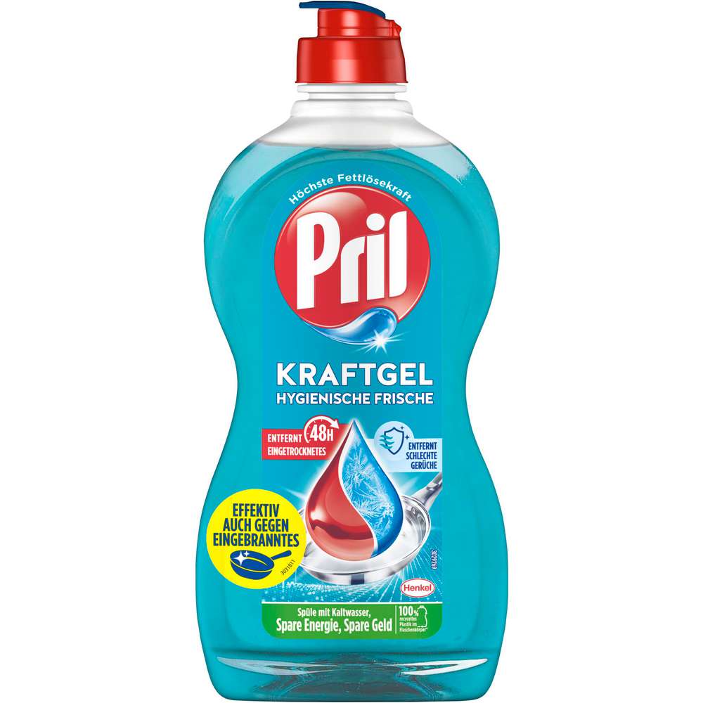 Produktabbildung Pril Geschirrspülmittel Kraftgel, Hygienische Frische