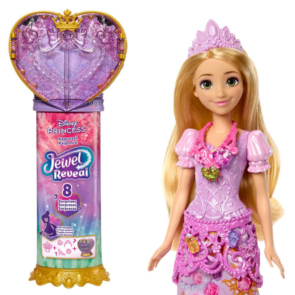 Produktabbildung Mattel Disney Prinzessin Juwel Reveal Rapunzel Puppe