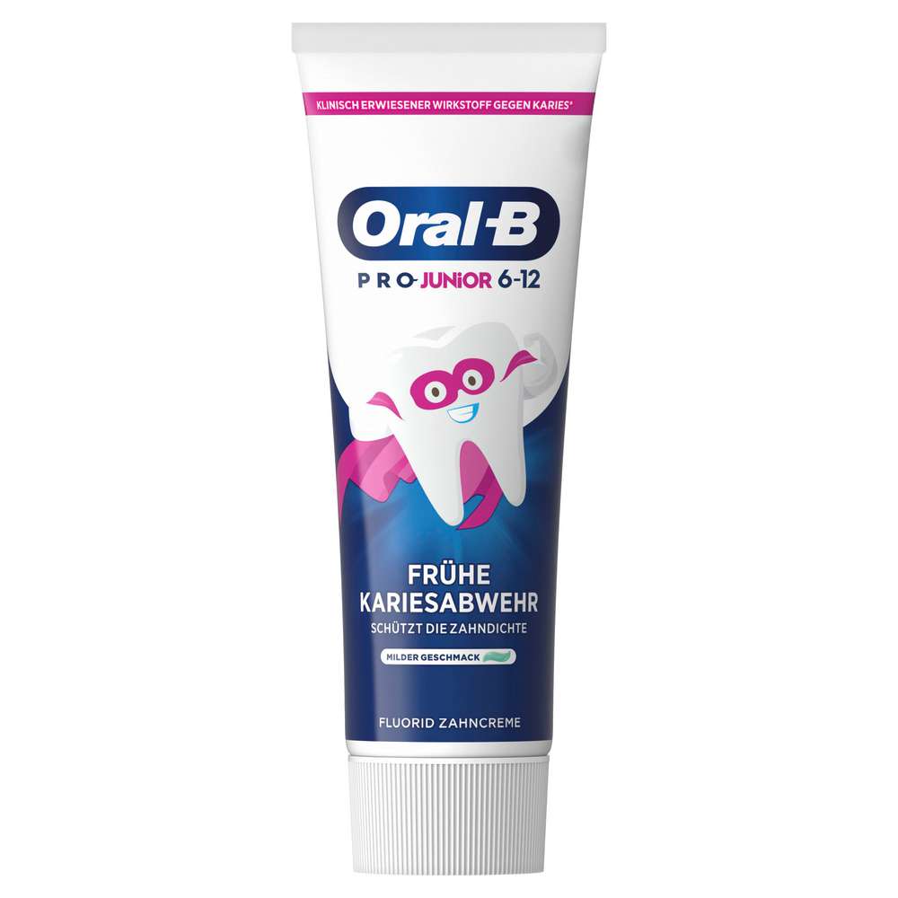 Produktabbildung Oral-B Zahncreme Pro-Junior, Frühe Kariesabwehr