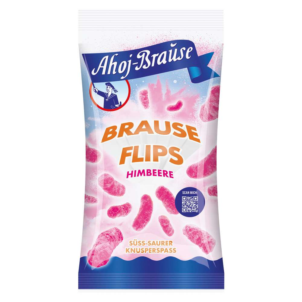 Produktabbildung Ahoj-Brause Brause Flips, Himbeere
