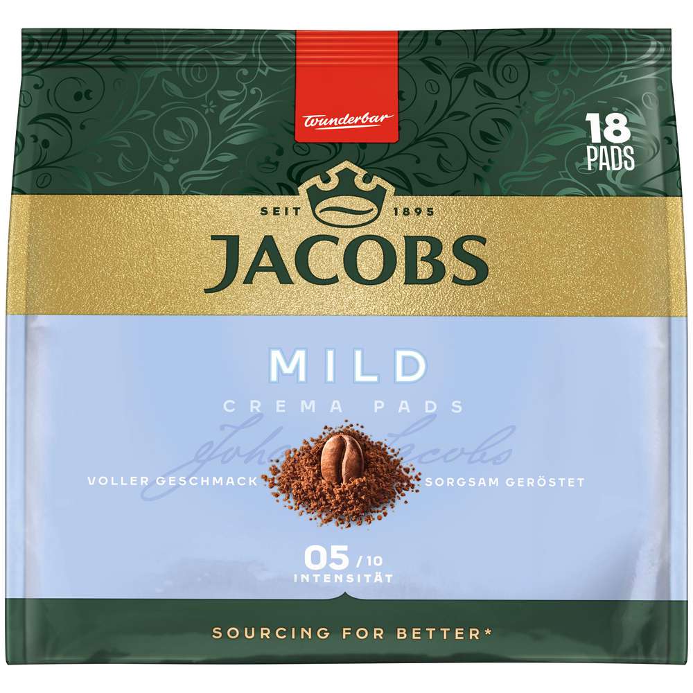 Produktabbildung Jacobs Kaffeepads, Mild