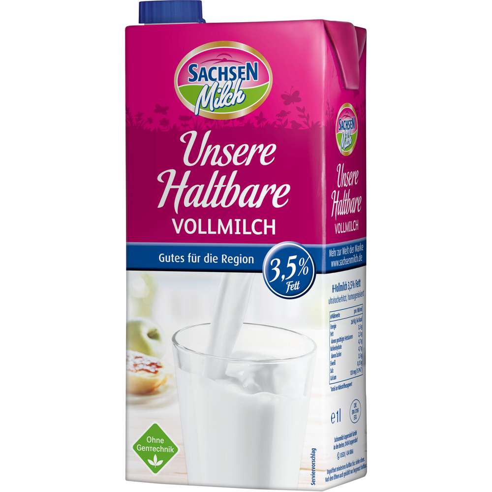Produktabbildung Sachsenmilch H-Milch 3,5% Fett