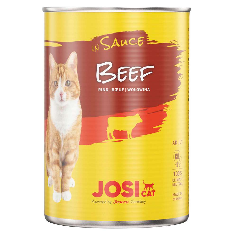 Produktabbildung JosiCat Katzen-Nassfutter, Rind in Sauce