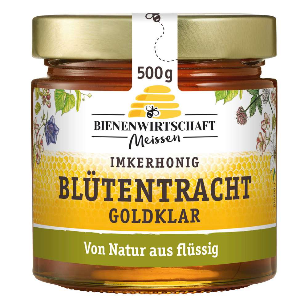 Produktabbildung Bienenwirtschaft Meissen Honig, Blütentracht goldklar
