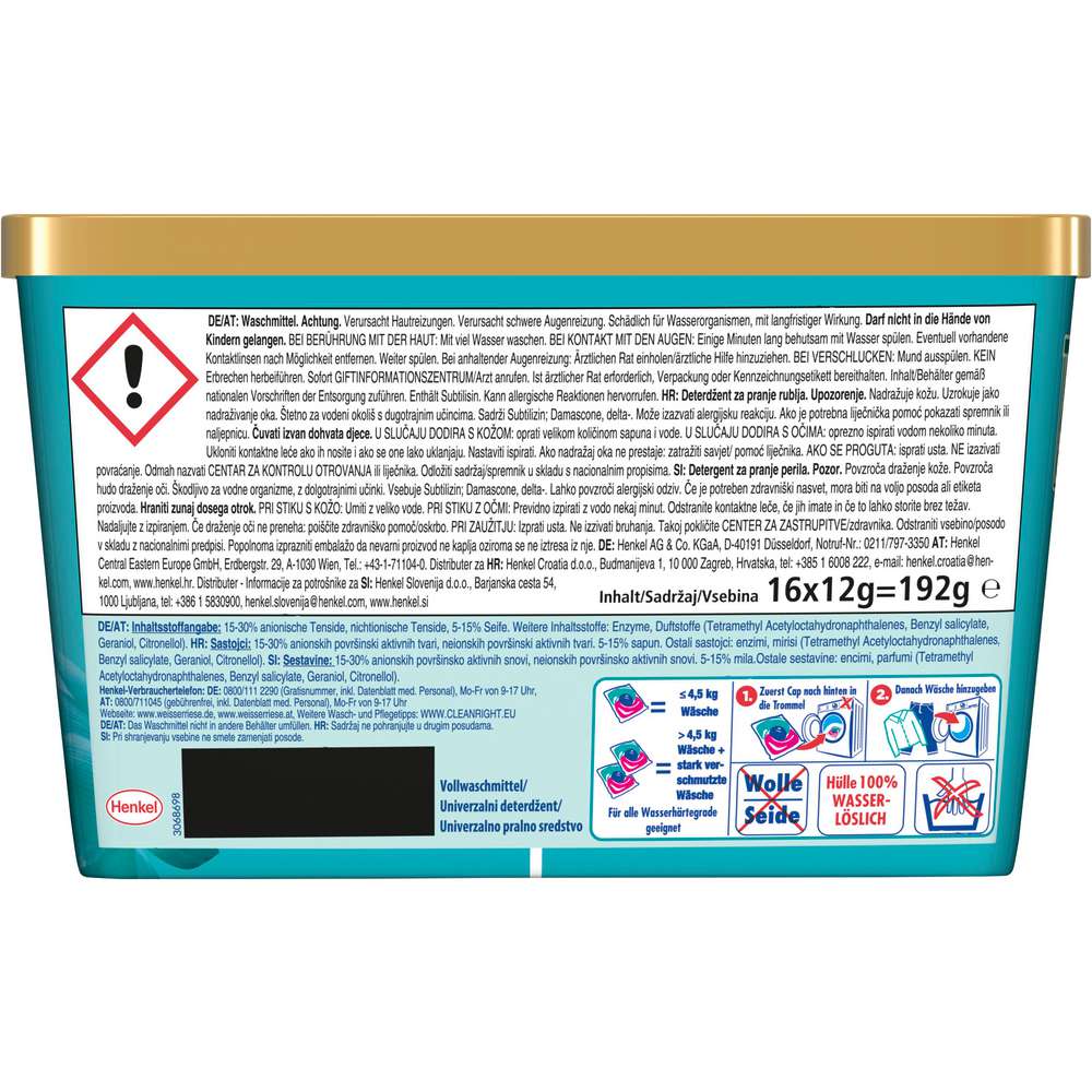 Produktabbildung Weißer Riese Universal-Waschmittel Caps, Aromatherapie Lotus